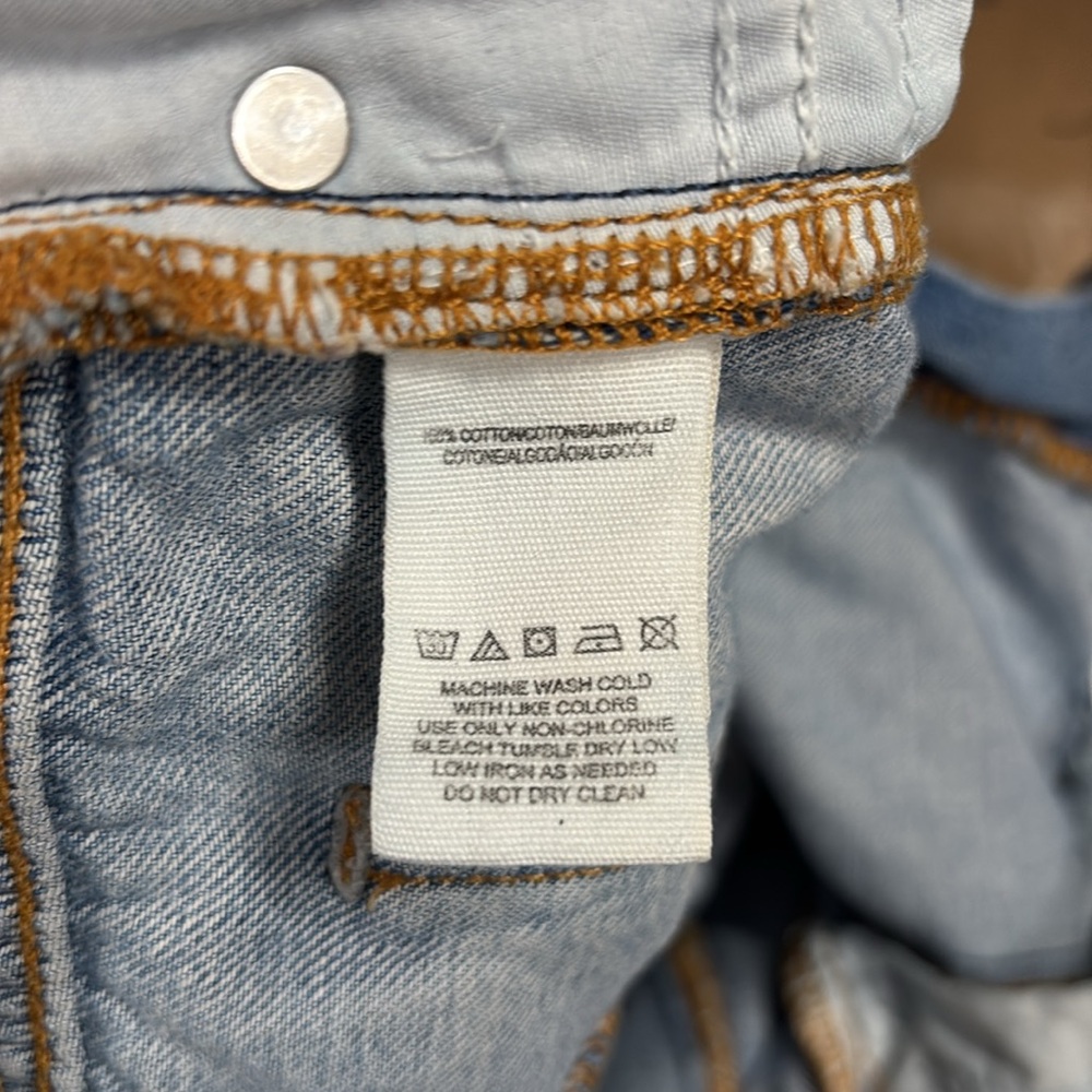 Free People Two Tone Blue Jeans size 24 - Picture 11 of 12